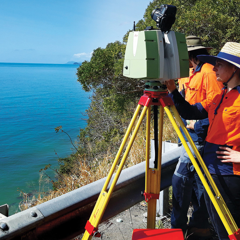 Surveying at Rex Lookout